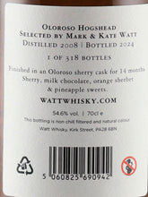 Load image into Gallery viewer, Watt Whisky Glen Moray 11 Years Old 2008