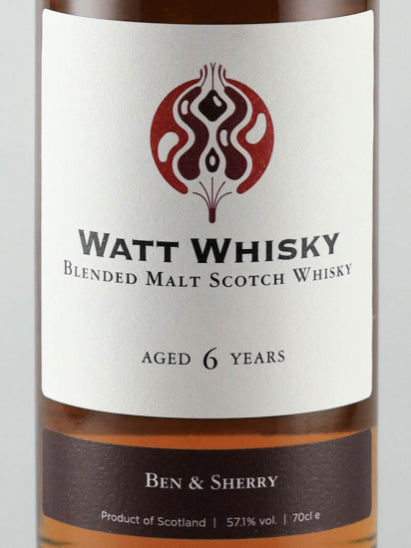 Watt Whisky Ben & Sherry Blended Malt 6 Years Old 2017