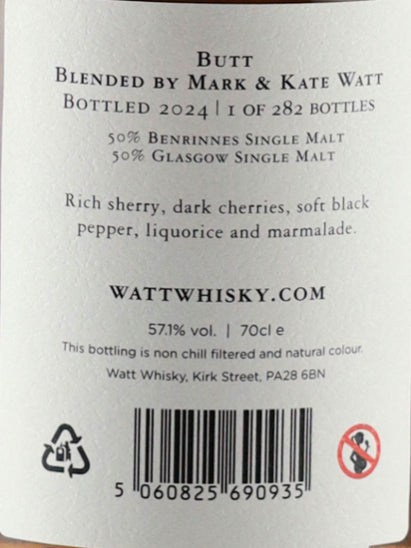 Watt Whisky Ben & Sherry Blended Malt 6 Years Old 2017
