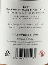 Load image into Gallery viewer, Watt Whisky Ben &amp; Sherry Blended Malt 6 Years Old 2017