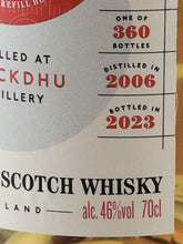 Load image into Gallery viewer, Hepburn's Choice Knockdhu 17 Years Old 2006