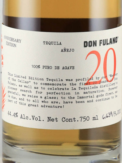 Don Furano Anejo 20th Anniversary Edition