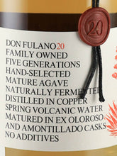 Load image into Gallery viewer, Don Furano Anejo 20th Anniversary Edition