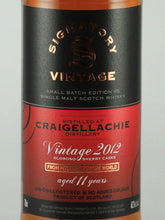 Load image into Gallery viewer, Signatory Craigellachie 11 Years Old 2012