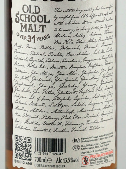 Signatory Old School Single Malt 31 Years Old