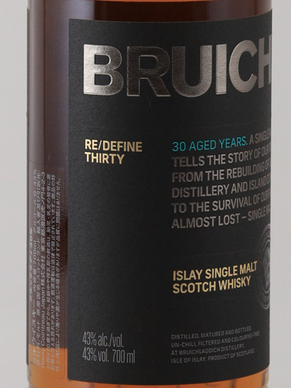 Bruichladdich 30 Years Old