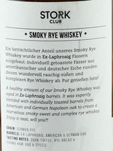Load image into Gallery viewer, Stoke Club Smoky Rye Whiskey