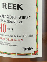 Load image into Gallery viewer, Black Adder Raw Cask Peatreek Islay Blended Malt 10 Years Old
