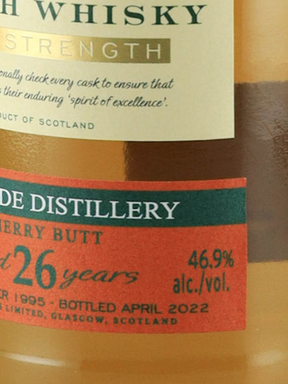 Hart Brothers Finest Collection Speyside 26 Years Old 1995