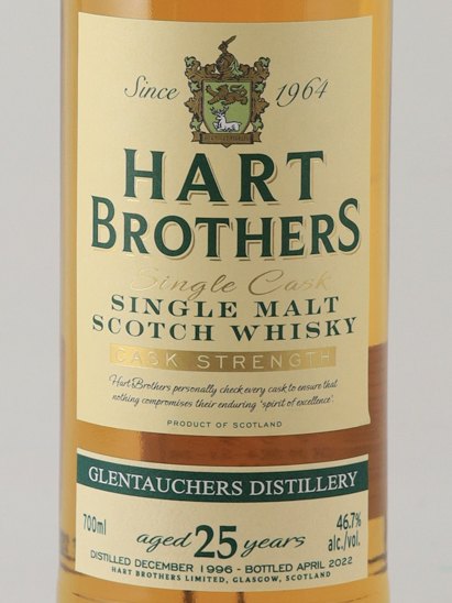 Hart Brothers Finest Collection Glentauchers 25 Years Old 1996