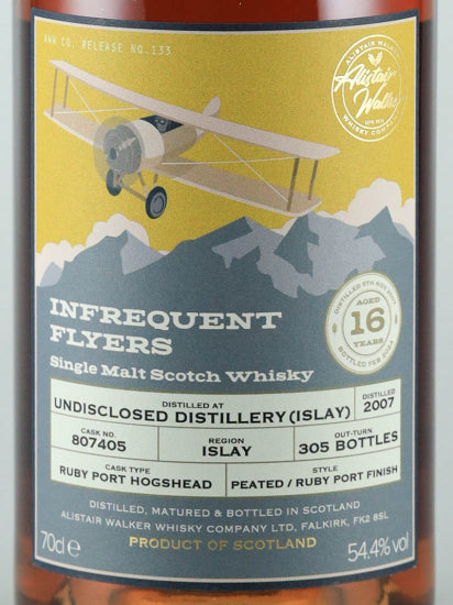 Infrequent Flyers Undisclosed Islay 16 Years Old 2007