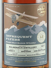 Load image into Gallery viewer, Infrequent Flyers Balmenach 12 Years Old 2011