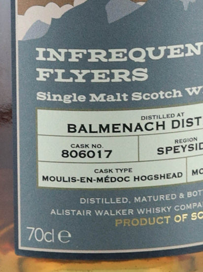 Infrequent Flyers Balmenach 12 Years Old 2011