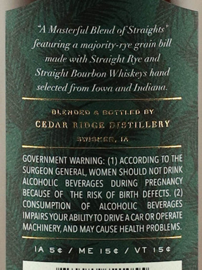 The Beverly High Rye American Whiskey
