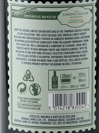 Timorous Beastie Madeira Cask Finish