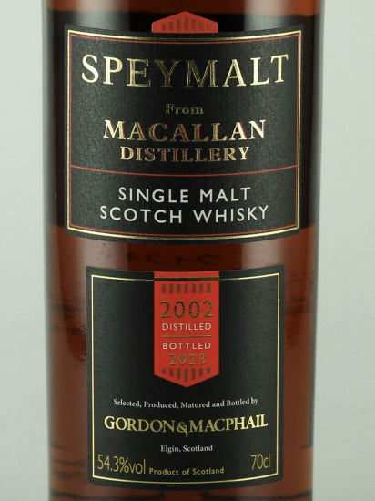 Speymalt from Macallan 2002/2023 for JIS