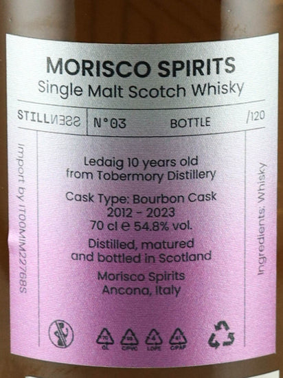 Morisco Spirits Ledaig 10 Years Old 2012
