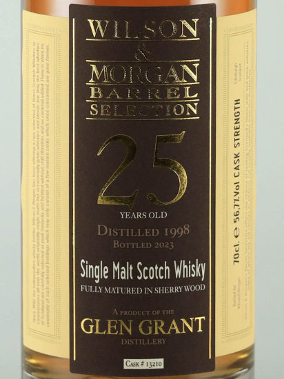 Wilson & Morgan Glen Grant 25 Years Old 1998