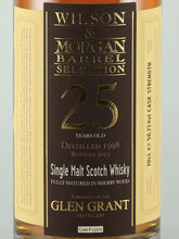 Load image into Gallery viewer, Wilson &amp; Morgan Glen Grant 25 Years Old 1998