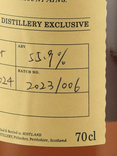Blair Athol 11 Years Old Handfilled