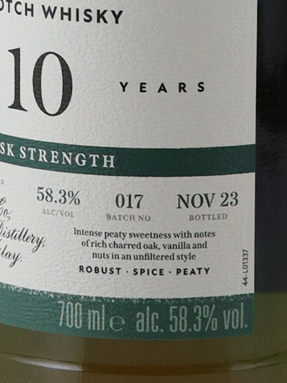 Laphroaig 10 Years Old Cask Strength Batch 17