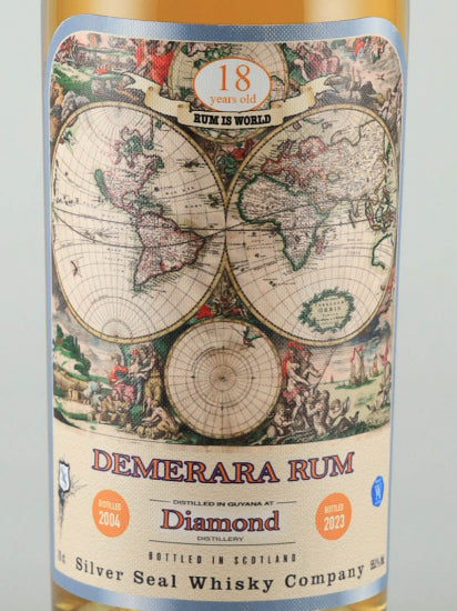 Silver Seal Demerara Rum Diamond 18 Years Old 2004