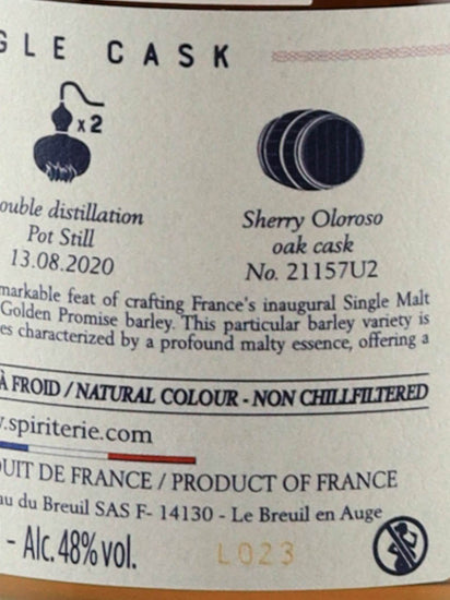 Chateau de Bruil Single Malt Le Bruil Sherry for JIS