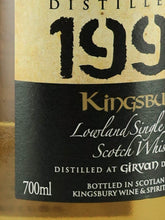 Load image into Gallery viewer, Kingsbury Gold Girvan 26 Years Old 1997