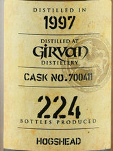 Load image into Gallery viewer, Kingsbury Gold Girvan 26 Years Old 1997