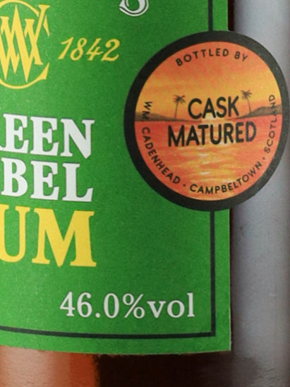 Cadenhead Green Label Panama Rum 17 Years Old