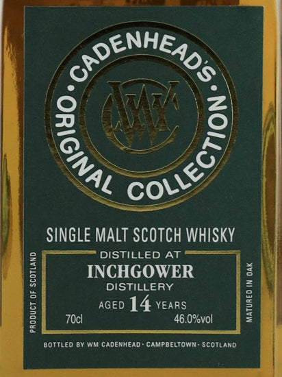 Cadenhead Original Collection Inchgower 14 Years Old