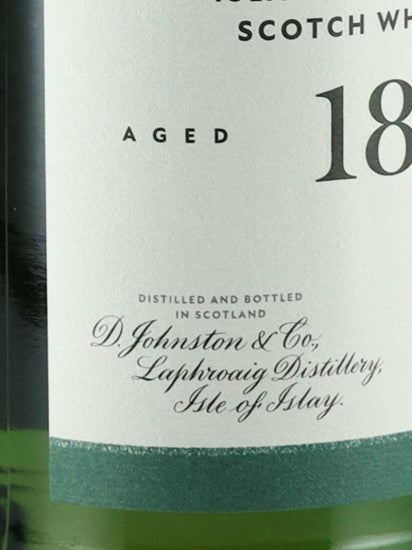 Laphroaig 18 Years Old 700ml New Label