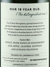 Load image into Gallery viewer, Laphroaig 18 Years Old 700ml New Label