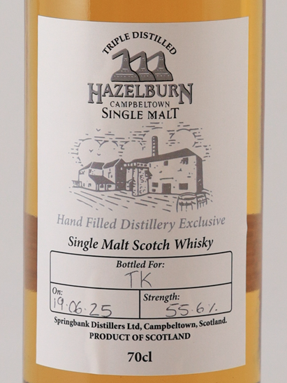 Hazelburn Handfilled