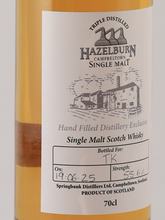 Load image into Gallery viewer, Hazelburn Handfilled