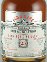Load image into Gallery viewer, Old &amp; Rare Benriach 25 Years Old 1998