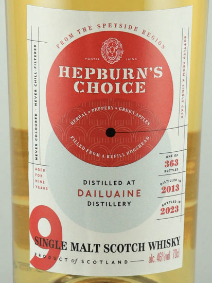 Hepburn's Choice Dailuaine 9 Years Old 2013