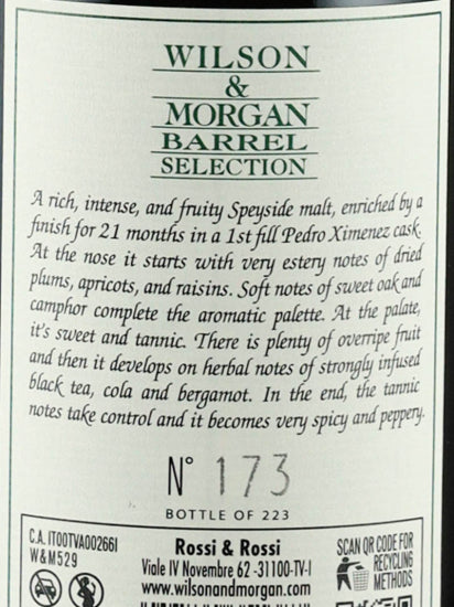 Wilson & Morgan Glenrothes 2008/2024