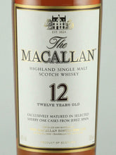 Load image into Gallery viewer, Macallan 12 Years Old Old Label