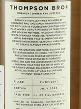 Load image into Gallery viewer, Dornoch Glen Garioch 11 Years Old 2012