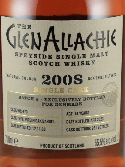Glenallachie 14 Years Old 2008 Virgin Oak Barrel