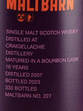 Load image into Gallery viewer, Maltbarn Craigellachie 16 Years Old 2007