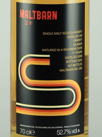 Maltbarn Orkney Malt 17 Years Old 2006
