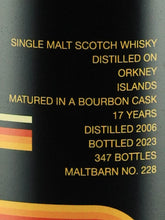 Load image into Gallery viewer, Maltbarn Orkney Malt 17 Years Old 2006