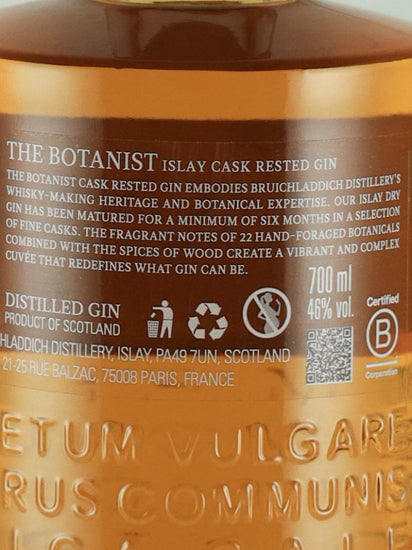 Bruichladdich The Botanist Cask Rested Gin