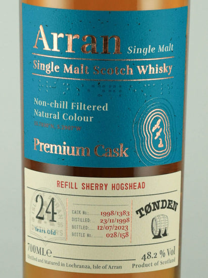 Arran Premium Cask 24 Years Old 1998