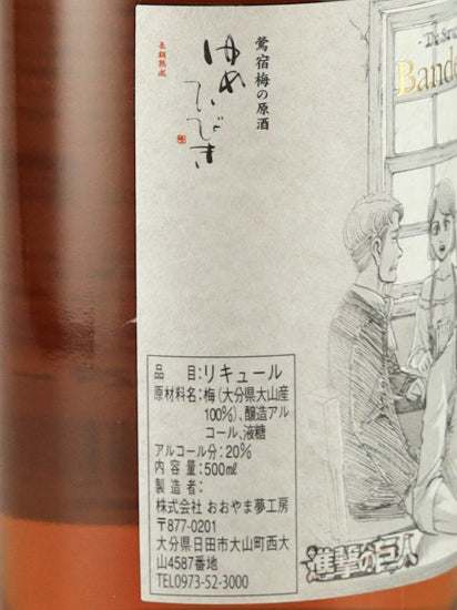 Attack on Titan Original Art Bottle Umeshu 2-Bottle Set
