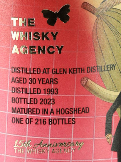 The Whisky Age Glen Keith 30 Years Old 1993