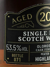 Load image into Gallery viewer, Darkness Peated Highland Single Malt 20 Years Old