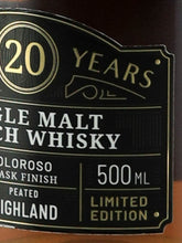 Load image into Gallery viewer, Darkness Peated Highland Single Malt 20 Years Old